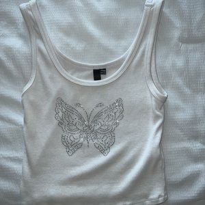 Y2K butterfly tank